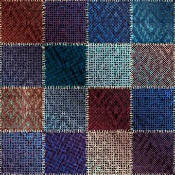 Imitation of a texture of rough canvas. Seamless pattern. イラスト素材