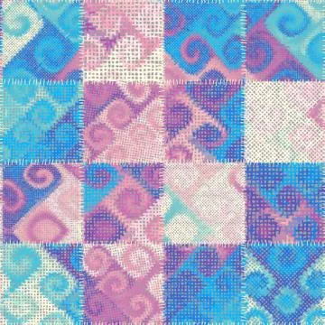 Imitation of a texture of rough canvas. Seamless pattern. Illustrazione stock