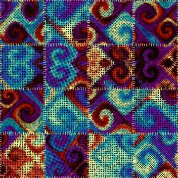 Imitation of a texture of rough canvas. Seamless pattern. Stock Illustration
