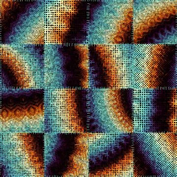 Imitation of a texture of rough canvas. Seamless pattern. Illustrazione stock