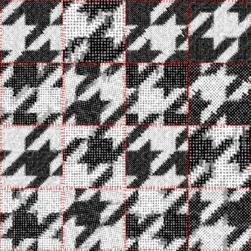 Imitation of a texture of rough canvas. Seamless pattern. Stock Illustration