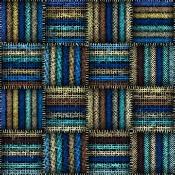 Imitation of a texture of rough canvas. Seamless pattern. Stock Illustration