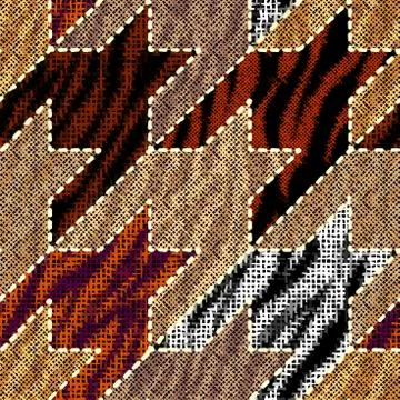 Imitation of a texture of rough canvas. Seamless pattern. イラスト素材