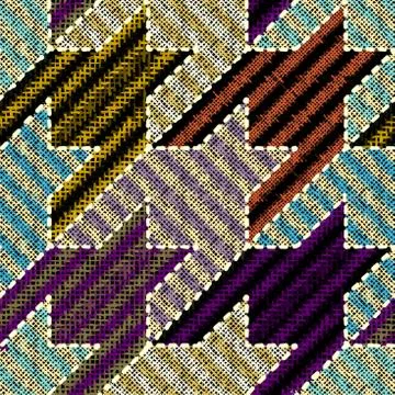 Imitation of a texture of rough canvas. Seamless pattern. Stock Illustration