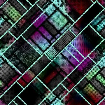 Imitation of a texture of rough canvas. Seamless pattern. Stock Illustration