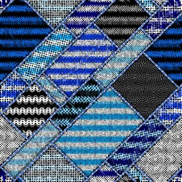 Imitation of a texture of rough canvas. Seamless pattern. 스톡 일러스트
