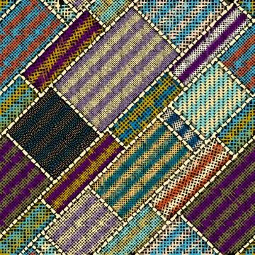 Imitation of a texture of rough canvas. Seamless pattern. Stock Illustration