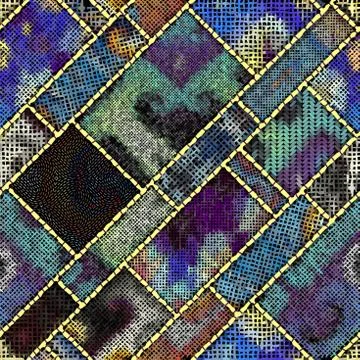 Imitation of a texture of rough canvas. Seamless pattern. Stock Illustration