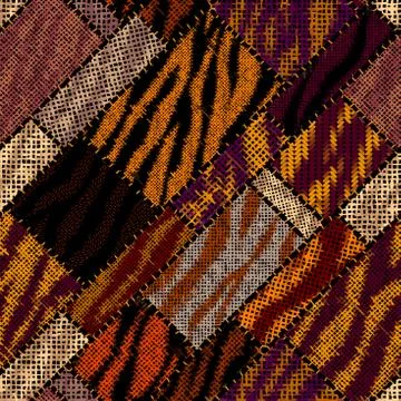 Imitation of a texture of rough canvas. Seamless pattern. Stockillustratie