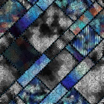Imitation of a texture of rough canvas. Seamless pattern. 스톡 일러스트