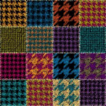 Imitation of a texture of rough canvas. Seamless pattern. Stock Illustration