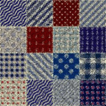 Imitation of a texture of rough canvas. Seamless pattern. Stockillustratie