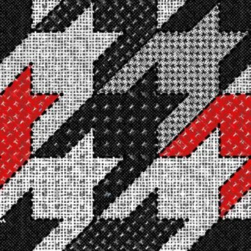 Imitation of a texture of rough canvas. Seamless pattern. Stock Illustration