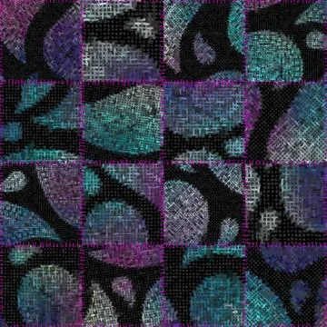 Imitation of a texture of rough canvas. Seamless pattern. Illustration