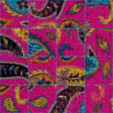 Imitation of a texture of rough canvas. Seamless pattern. Stock Illustration