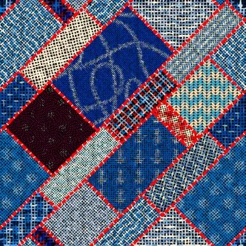 Imitation of a texture of rough canvas. Seamless pattern. Stockillustratie