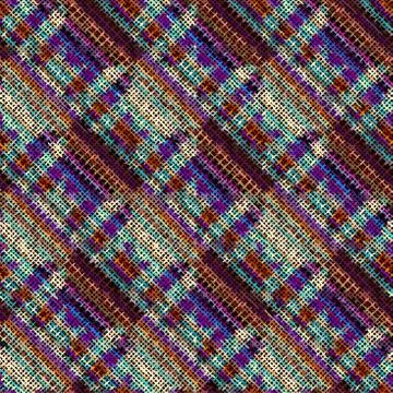Imitation of a texture of rough canvas. Seamless pattern. Stock Illustration