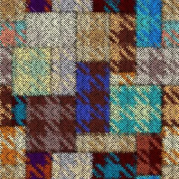 Imitation of a texture of rough canvas. Seamless pattern. 스톡 일러스트