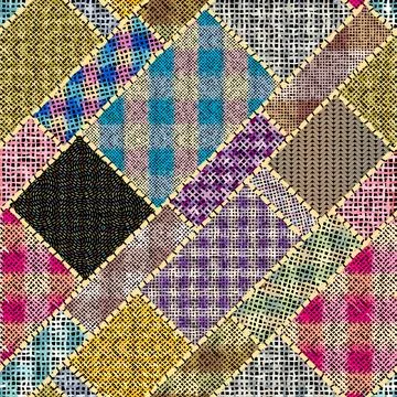 Imitation of a texture of rough canvas. Seamless pattern. Stock Illustration