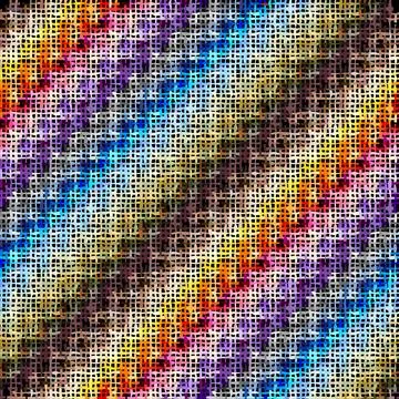 Imitation of a texture of rough canvas. Seamless pattern. Stock Illustration
