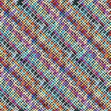 Imitation of a texture of rough canvas. Seamless pattern. Stock Illustration