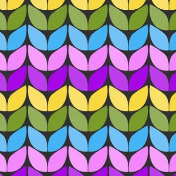 Imitation of thick knitting Stock Illustration