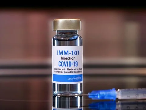 IMM-101 protect from developing severe COVID-19 Stock Photos