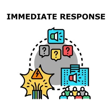 Immediate response planning addressing event questions solution Illustration