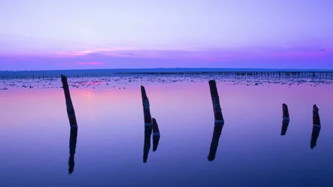 Immediately after Sunset. Time Lapse 4K 動画素材 106457588