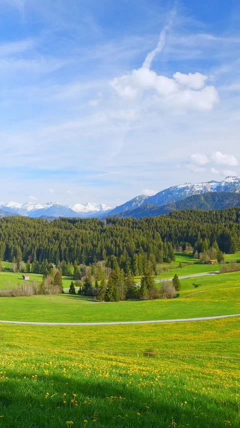 Immerse in the timelapse of soft clouds drifting across the horizon, with a c Stock Footage 309227259
