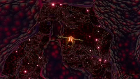 Immerse in a vibrant display of swirling lights and intricate patterns Stock Footage 293774391