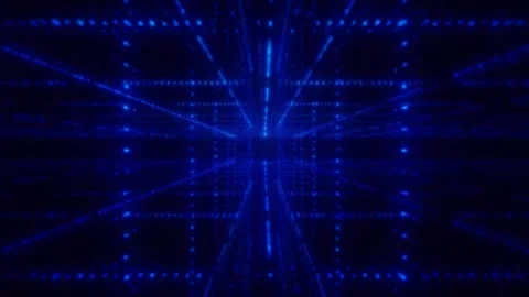 Immerse yourself in a captivating experience within a digital universe Stock Footage 300894711