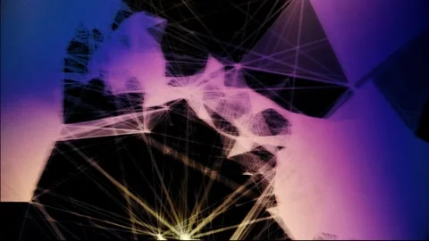 Immerse yourself in a captivating world of colorful geometric patterns Stock Footage 300894644