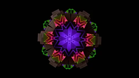 Immerse yourself in a mesmerizing display of dynamic shapes and colors Stock Footage 292145150