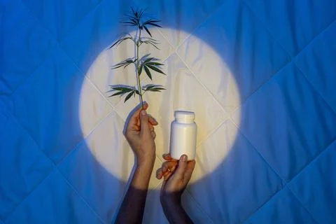 Immerse yourself in the tranquility of the night: the calming power of capsule Stock Photos
