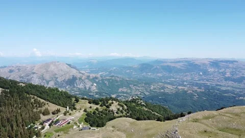 Immersive 4K panoramic view of a stunning natural landscape Stock Footage 218608554