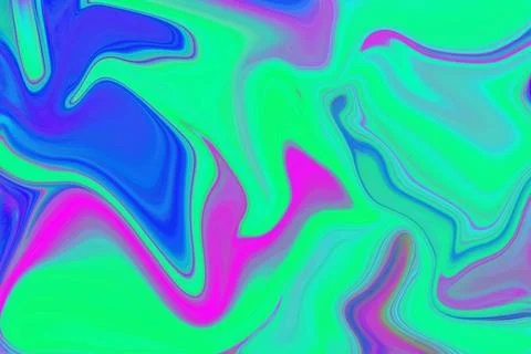 An immersive journey through dynamic abstract liquid marble with modern fut.. Stock Illustration