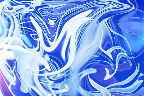 An immersive journey through dynamic blue liquid marble abstract background 스톡 일러스트