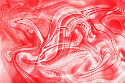 An immersive journey through dynamic red liquid marble swirl texture abstra.. Stock Illustration