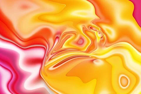 An immersive journey through dynamic warmth and very bright colors in abstr.. Stock Illustration