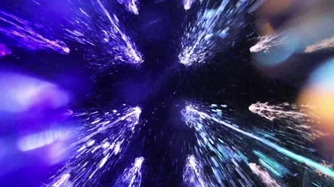 Immersive view from inside a large fountain Stock Footage 294067238