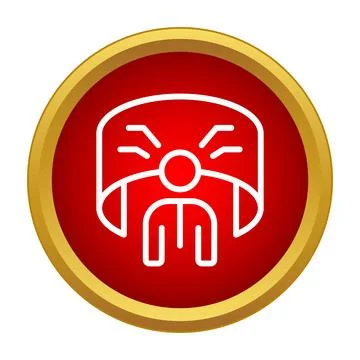 Immersive virtual reality 360 view experience icon Stock Illustration