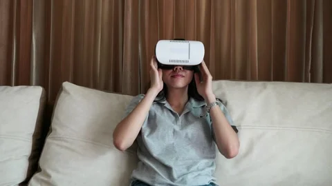 Immersive Virtual Reality Experience Stock Footage 314636717