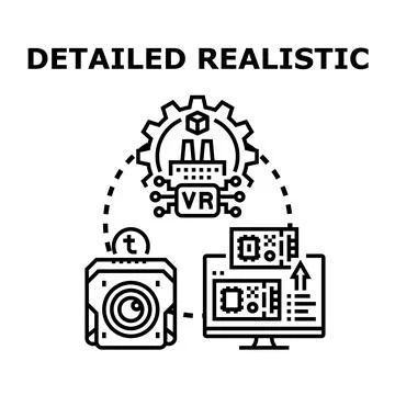 Immersive virtual reality metaverse digital development system 스톡 일러스트