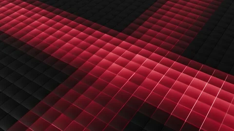 Immersive VJ loop inspired by dark geometric patterns for dynamic performances Stock Footage 292094335