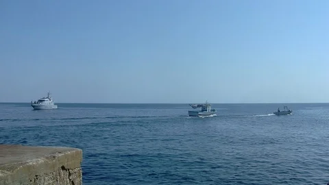 Immigrant barge 库存影片 115325884