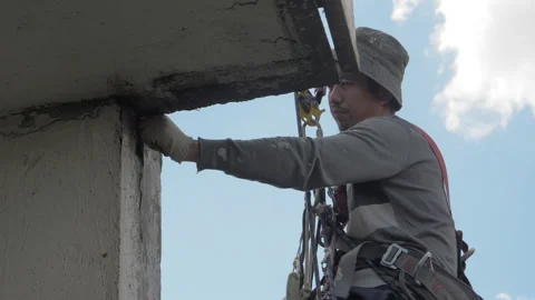 An immigrant worker. Stock Footage 136200092