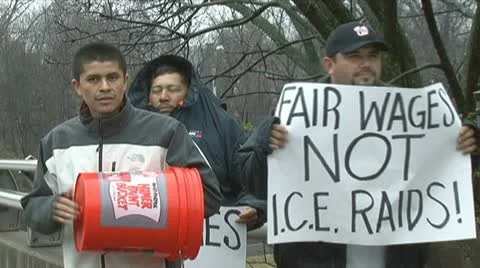 Immigrant Workers Video stock 20455107