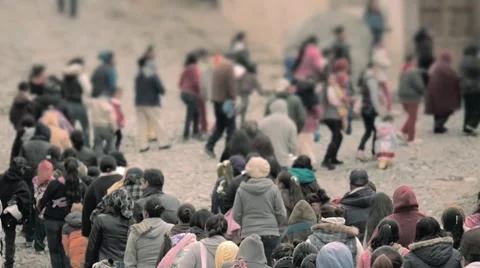 Immigrants walking Video stock 45375029