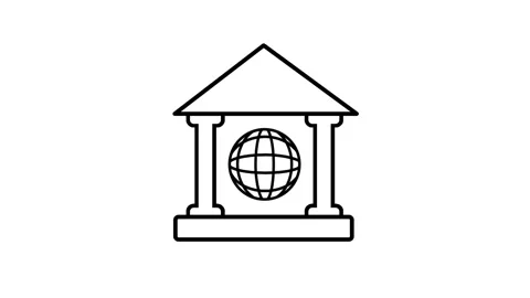 Immigration Office Icon Stock Footage 335815277